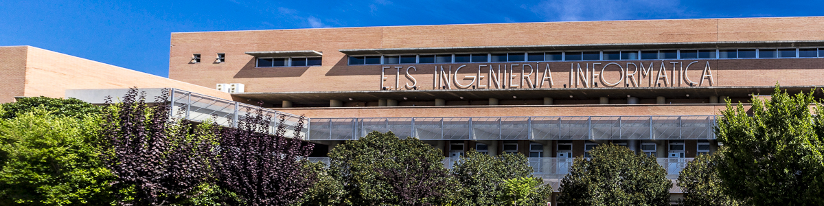 Imagen de la fachada de la Escuela de Informática de Málaga